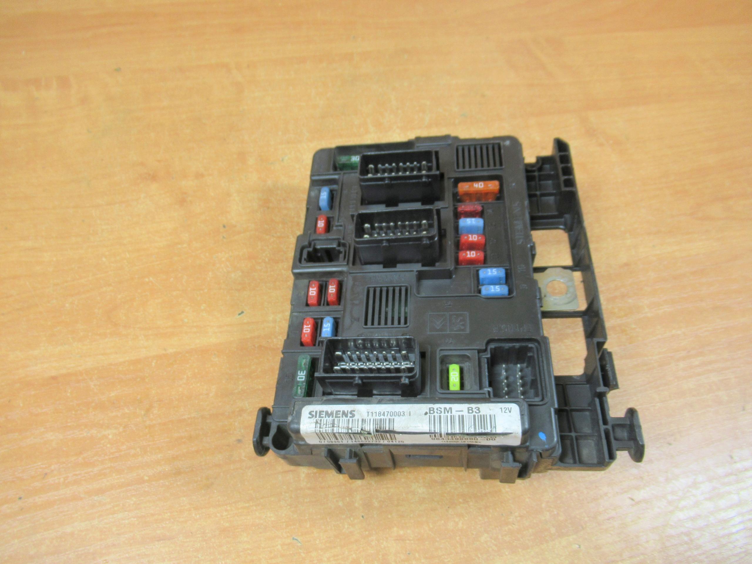 T118470003I - Модуль коробки BSM B3 CITROEN C2 C3 C5 9643498880