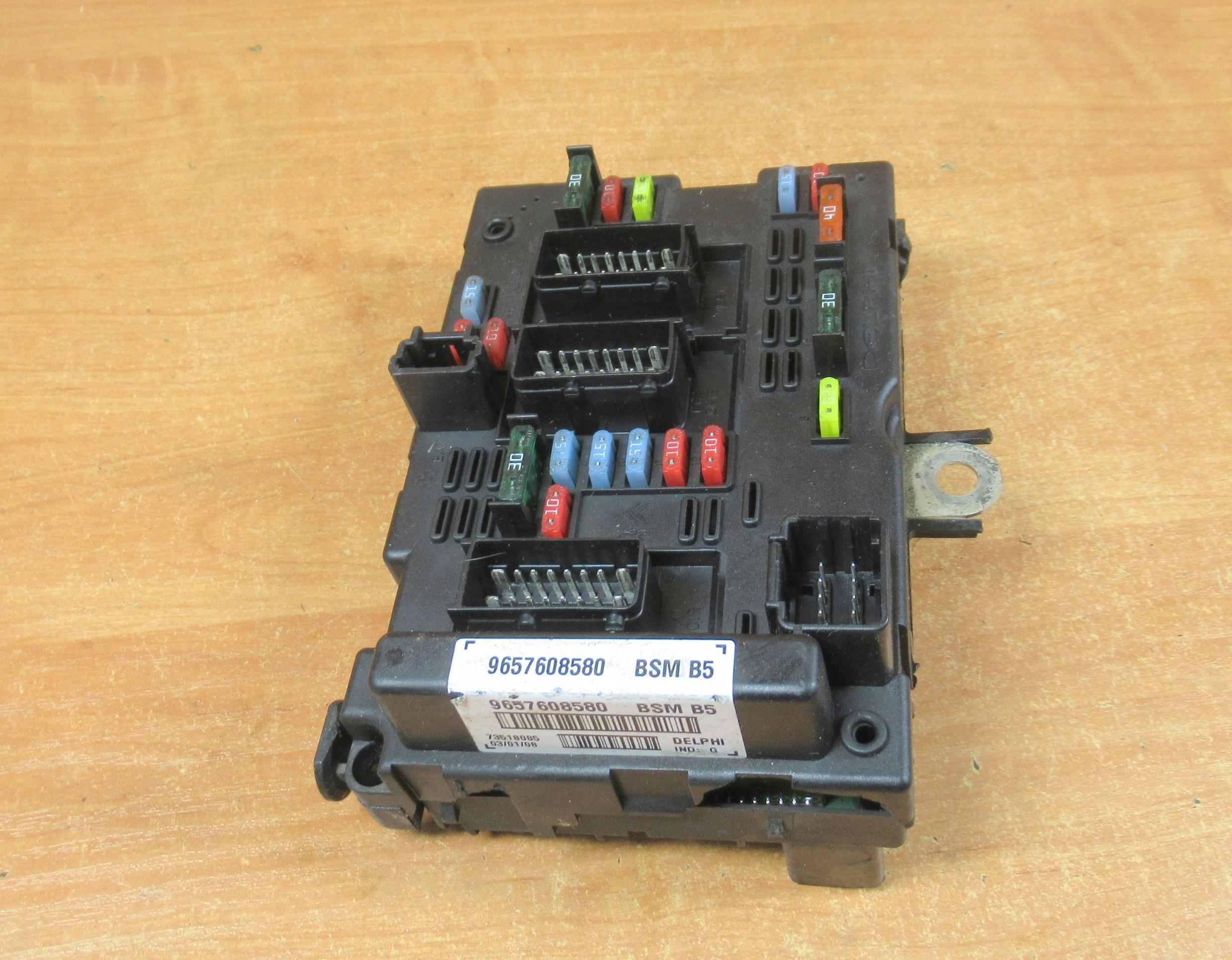 Модуль коробки BSM B5 CITROEN C5 и 9657608580