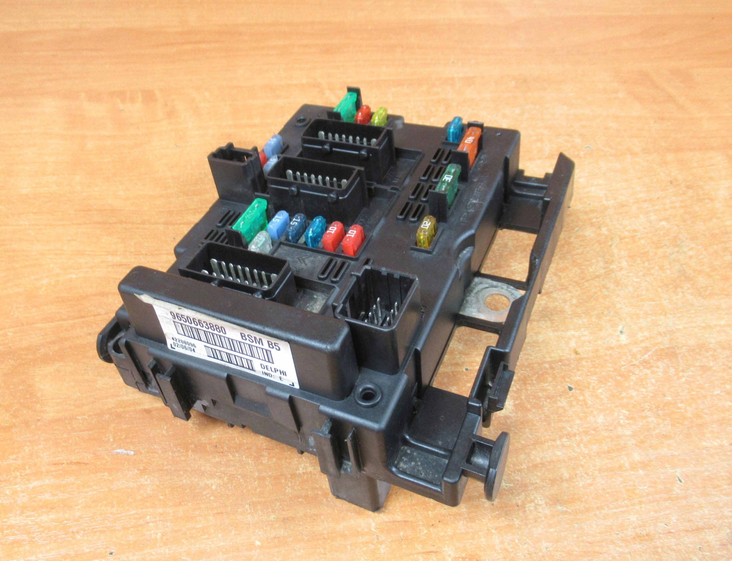 BSM-B5 - Модуль коробки BSM B5 PEUGEOT 307 9650663880