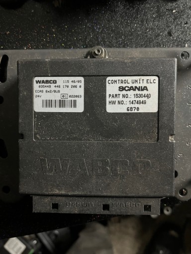 МОДУЛЬ ДРАЙВЕРА ECAS WABCO SCANIA R 1530440