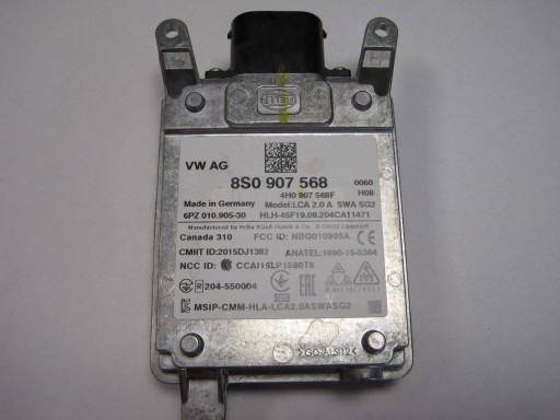 МОДУЛЬ ПЕРЕКРИВАННЯ СМУГИ AUDI 8S0907568