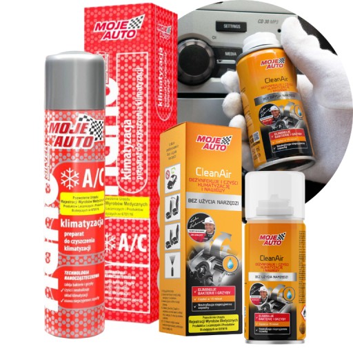 MY CAR Комплект для удаления грибка кондиционера - Fresh