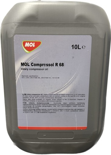 MOL COMPRESSOL R 68 10л.