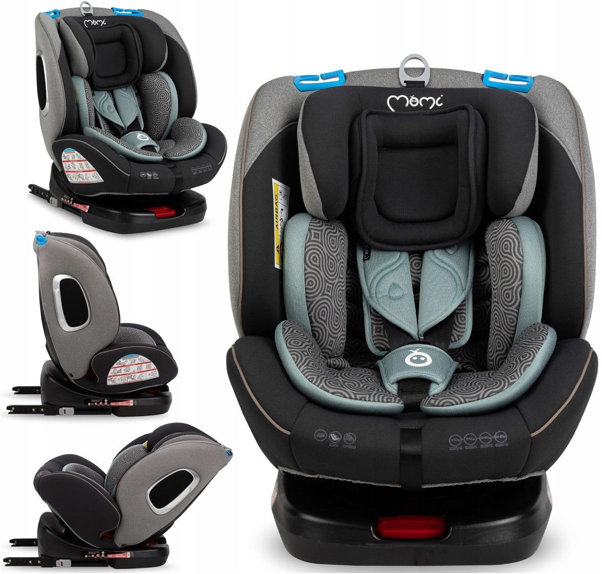 Momi TORDI сидіння ISOFIX 0-36KG повертається 360
