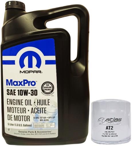 MOPAR 10W30 5L + МАСЛЯНИЙ ФІЛЬТР (ЗАМІНА MO-899)
