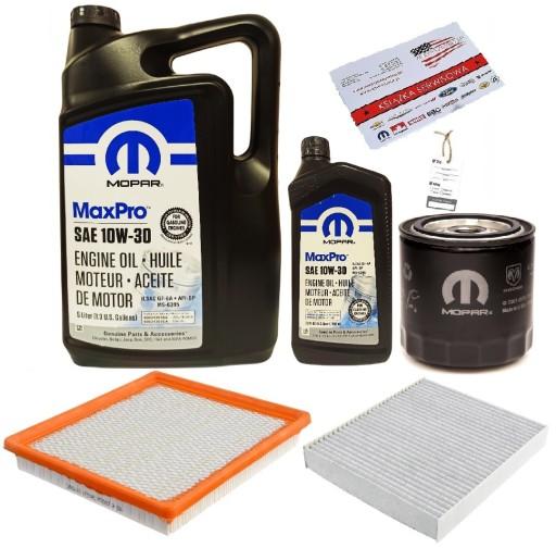 MOPAR 10W30 + ФИЛЬТРЫ TOWN COUNTRY 4.0 2008 г.