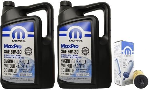 MOPAR 5W20 10л + ФИЛЬТР MO-349 DODGE JEEP