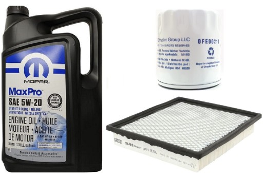 MOPAR 5W20 5L + СІЛЬСЬКИЙ ФІЛЬТР 3.8 07-10