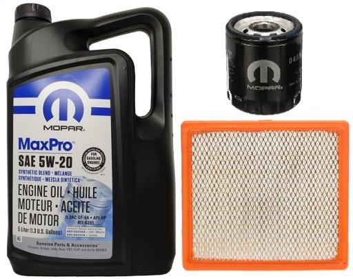 MOPAR 5W20 5L + ФІЛЬТРИ CHRYSLER 200 2.4 2011-2014