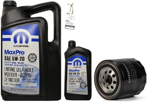 MOPAR 5W20 6L + МАСЛЯНЫЙ ФИЛЬТР 04884899AB/MO-899/PH2