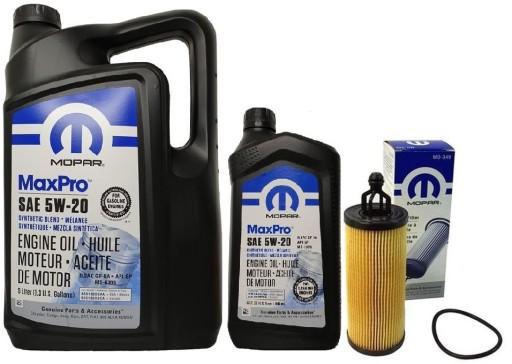 MOPAR 5W20 6L + МАСЛЯНИЙ ФІЛЬТР MO-349 DODGE CHRYSLER