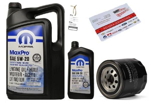 MOPAR 5W20 6L + МАСЛЯНЫЙ ФИЛЬТР MO-899/PH2 + БЕСПЛАТНО