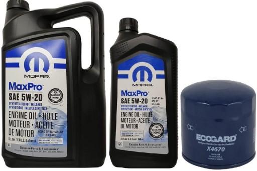 MOPAR 5W20 6L + МАСЛЯНЫЙ ФИЛЬТР X4670 (MO-090/PH16)