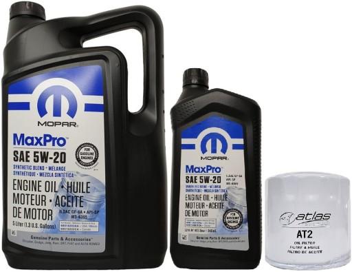 MOPAR 5W20 6L + МАСЛЯНЫЙ ФИЛЬТР (ЗАМЕНА MO-899)