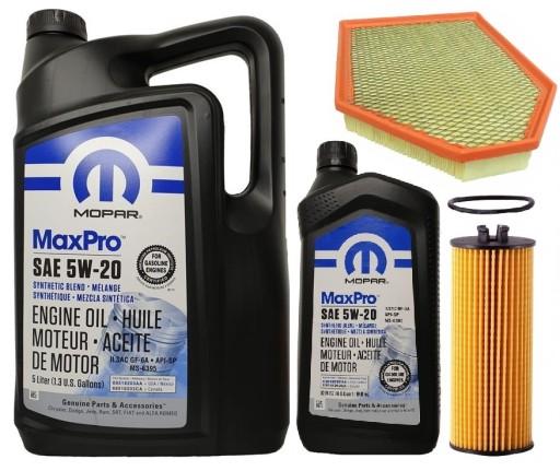 MOPAR 5W20 6L + ФИЛЬТРЫ CHRYSLER 300 3.6 2013 г.