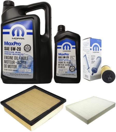 MOPAR 5W20 6L+ФИЛЬТРЫ JEEP GRAND CHEROKEE 3.6 14-15