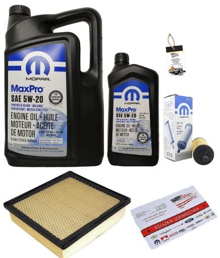 MOPAR 5W20 + ФИЛЬТРЫ JEEP GRAND CHEROKEE 3.6 14-15