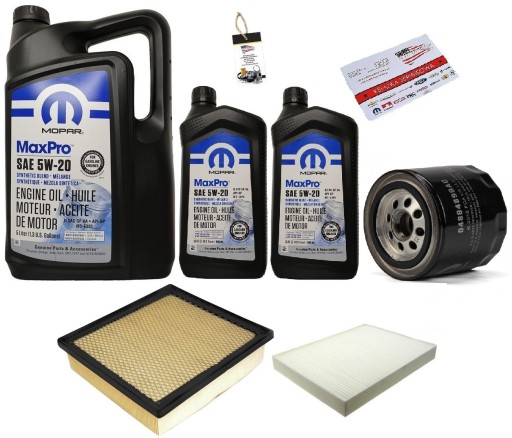 MOPAR 5W20 + ФІЛЬТРИ JEEP GRAND CHEROKEE 5.7 11-13