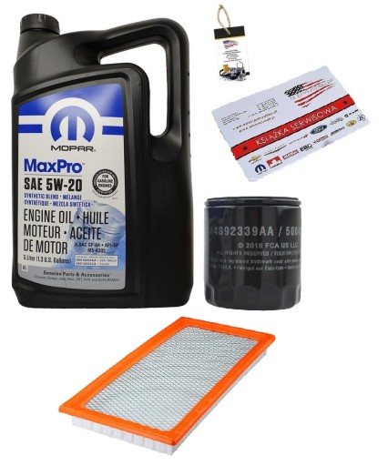 MOPAR 5W20 + ФІЛЬТРИ JEEP PATRIOT 2.0 / 2.4 07-10