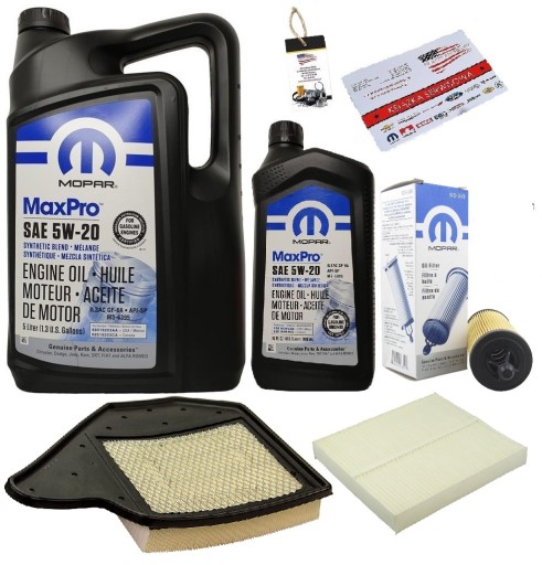 MOPAR 5W20 + TOWN COUNTRY FILTERS 3.6 14-16