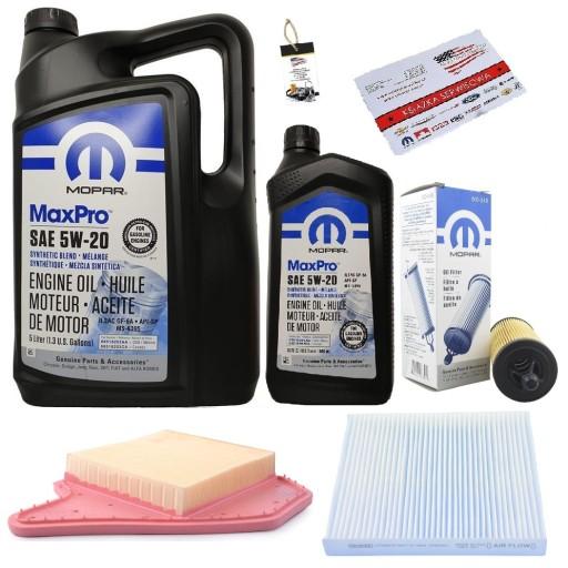 MOPAR 5W20 + TOWN COUNTRY FILTERS 3.6 14-16