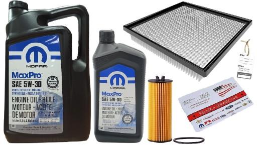 MOPAR 5W30 6L + ФІЛЬТРИ DODGE AVENGER 3.6 2011-2012