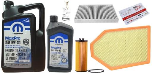 MOPAR 5W30 6L + ФІЛЬТРИ DODGE CHALLENGER 3.6 11-12