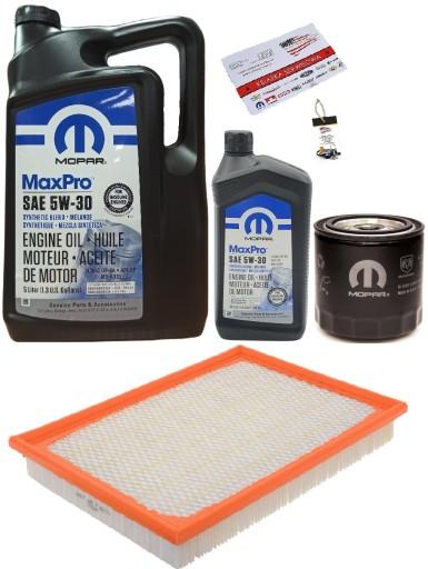 MOPAR 5W30 + ФИЛЬТРЫ JEEP GRAND CHEROKEE 4.7 05-09