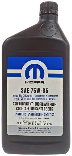 MOPAR 75W85 68232948AB / 68083381AA СИНТЕТИЧЕСКОЕ МАСЛО ДЛЯ ОСИ