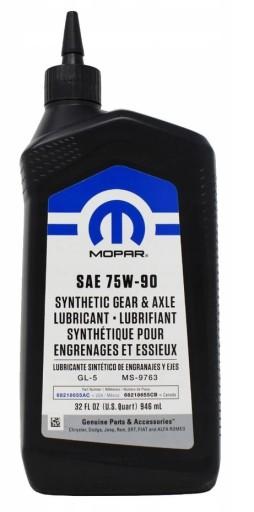 MOPAR 75W90 МОСТОВОЕ МАСЛО 68218655AA