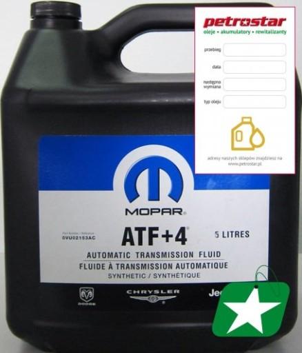 MOPAR ATF+4 CHRYSLER JEEP 5L