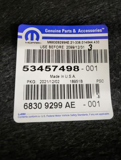 MOPAR Колісна арка передня ліва Durango 18-20 68309299AE