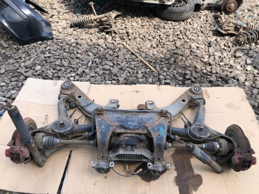 Z22XE 1497854 - Ось задняя балка ось подвеска opel omega b c 2.2 бензин