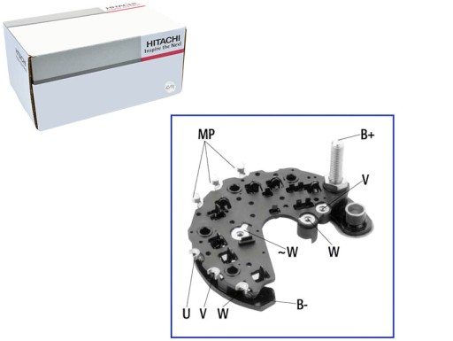 139723 - ГЕНЕРАТОР МОСТОВИЙ ВИПРЯМНИК 32A HITACHI