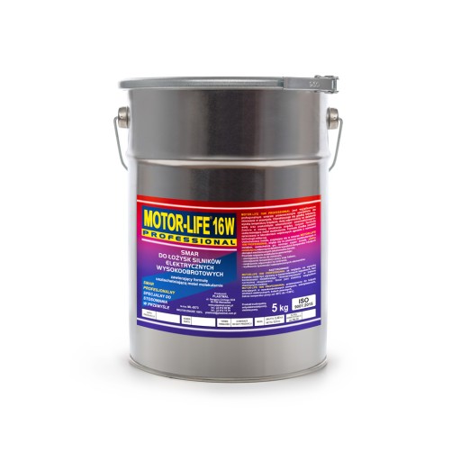 MOTOR-LIFE 16W PROFESSIONAL POLIURET МАСТИЛО ДЛЯ ПІДШИПНИКІВ SILN ELEKTR