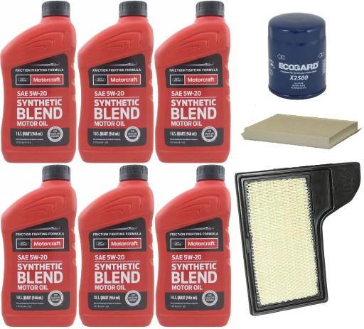MOTORCRAFT 5W20 5.7L + ФІЛЬТРИ MUSTANG 3.7 15-2017