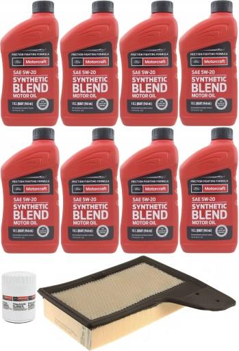 MOTORCRAFT 5W20 7.6L + ФІЛЬТРИ MUSTANG 5.0 15-2017