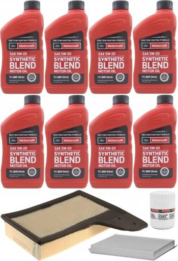 MOTORCRAFT 5W20 7.6L + ФІЛЬТРИ MUSTANG 5.0 15-2017