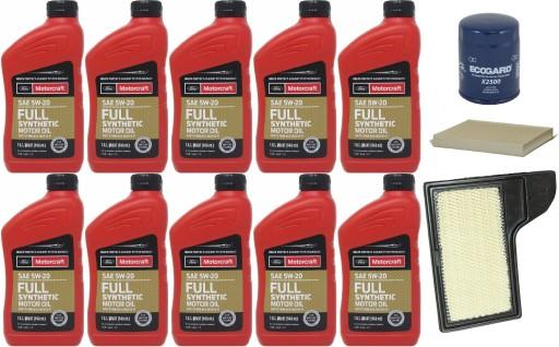 MOTORCRAFT 5W20 9.5L + ФИЛЬТРЫ MUSTANG 5.0 18-2022