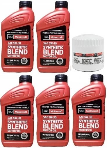 MOTORCRAFT 5W30 5 Л + ФИЛЬТР MUSTANG 4.0 2005-2010 гг.