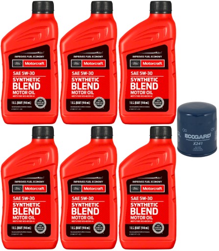 MOTORCRAFT 5W30 6L + ФІЛЬТР FORD EDGE 2,0 2015-2020