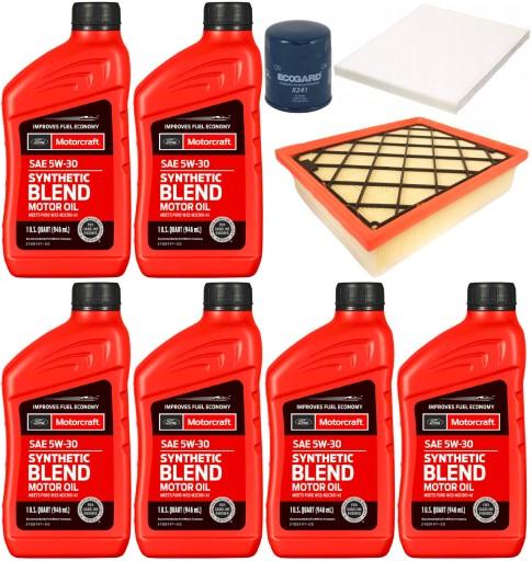 MOTORCRAFT 5W30 6L + ФІЛЬТРИ FORD EDGE 2.0 15-17