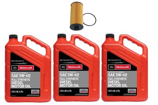 MOTORCRAFT 5W40 14L + ФІЛЬТР FORD F-350 6.4 DIESEL