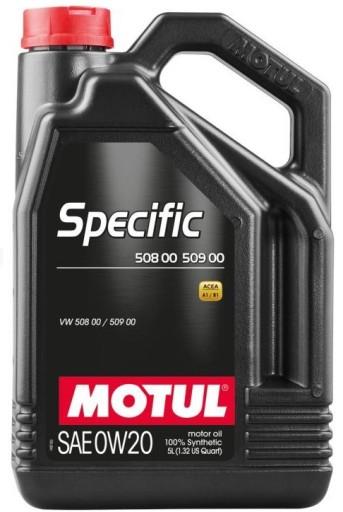 MOTUL 107384 Масло MOTUL 0w-20 специальное 508 509 5л