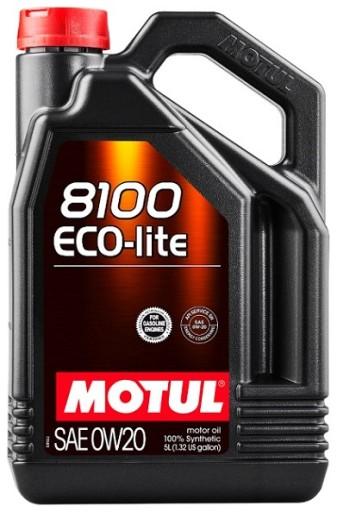 MOTUL 108536 MOTUL Масло 0w20 5л 8100 eco-li