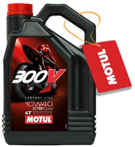 MOTUL 300V FACTORY LINE ROAD RACING 10W40 4л.