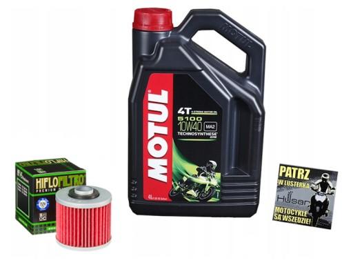 MOTUL 5100 4T 10W40 Ester MA2 4L МАСЛЯНИЙ ФІЛЬТР HF145