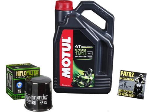 MOTUL 5100 4T 10W40 Ester MA2 4L МАСЛЯНИЙ ФІЛЬТР HF303