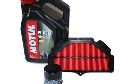 MOTUL 5100 + ПОВІТРЯНИЙ МАСЛЯНИЙ ФІЛЬТР SUZUKI GSR 600