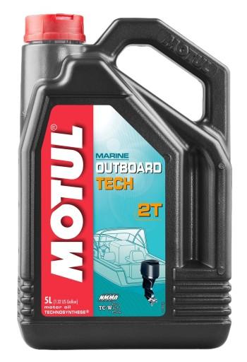 MOTUL MOTORCYCLE OIL OUTBOARD TECH 2T 5L 2-тактные мотоциклы
